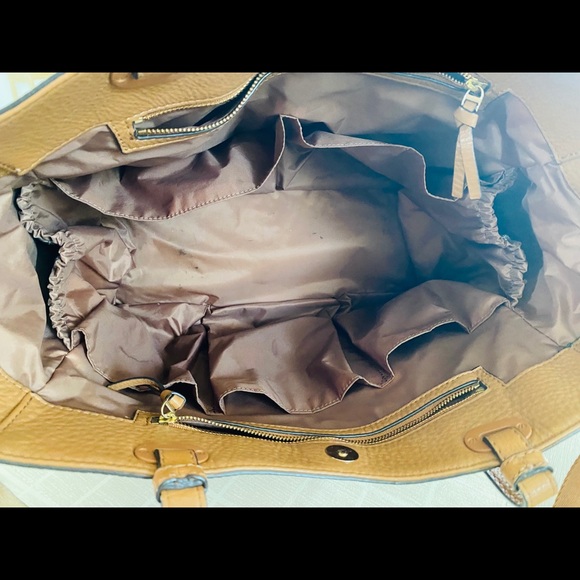 TORY BURCH leather diaper bag with changing pad - Picture 7 of 8